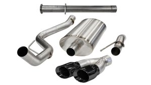 Ford F-150 Raptor Performance Exhaust - CORSA Performance - Cat-Back Xtreme - Black - `11-`14